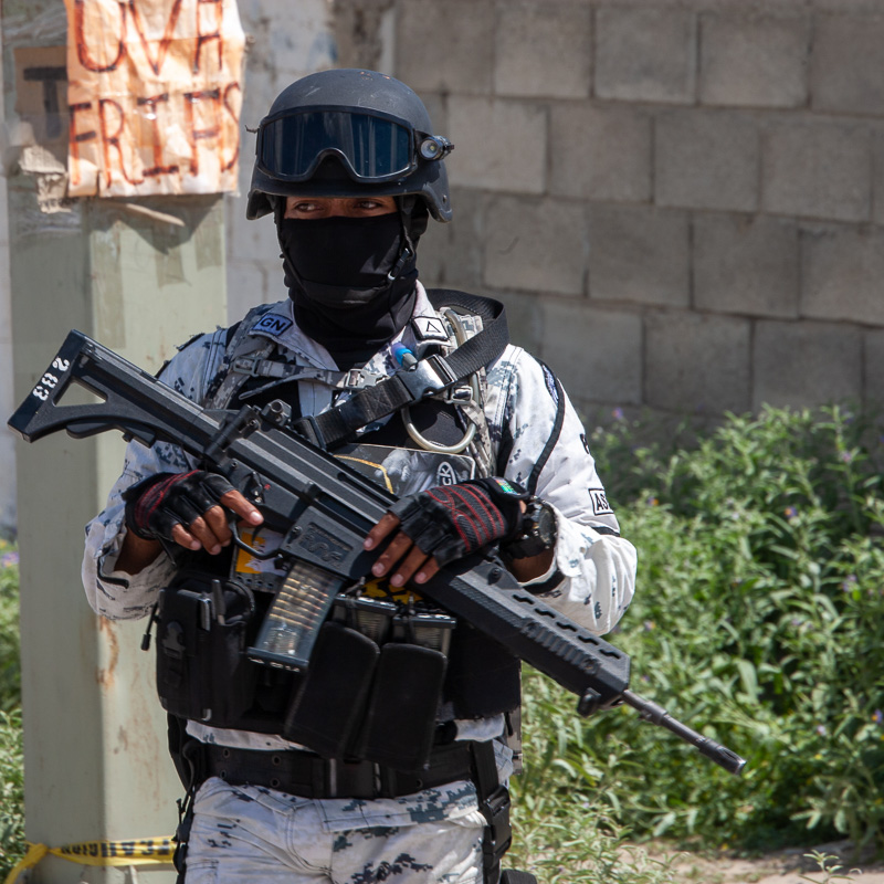 mexican national guard soldier