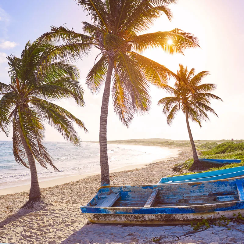 cozumel beach sunset