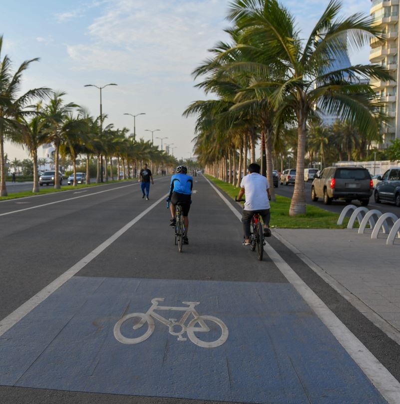 Bike Lane In Beach City