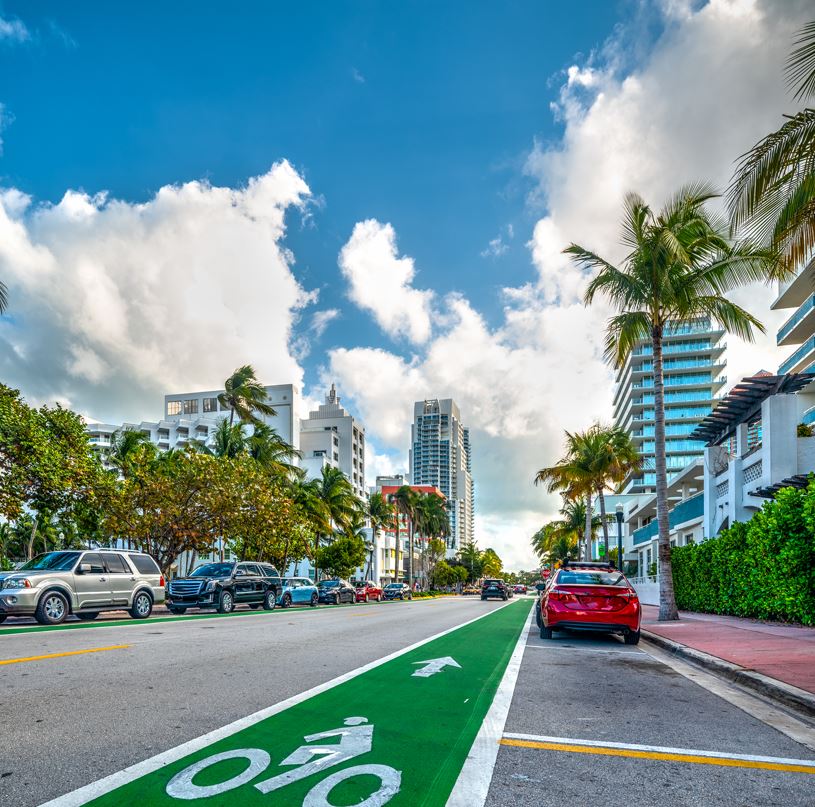 Bike Lane In Cancun