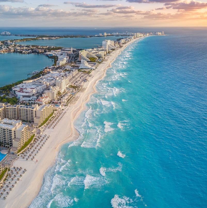 Cancun Beach And Hotel Zone 