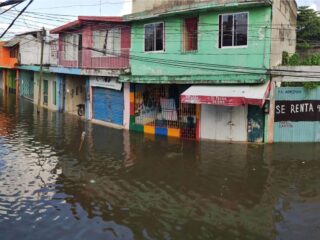 Flooding In Cancun After Tropical Depression