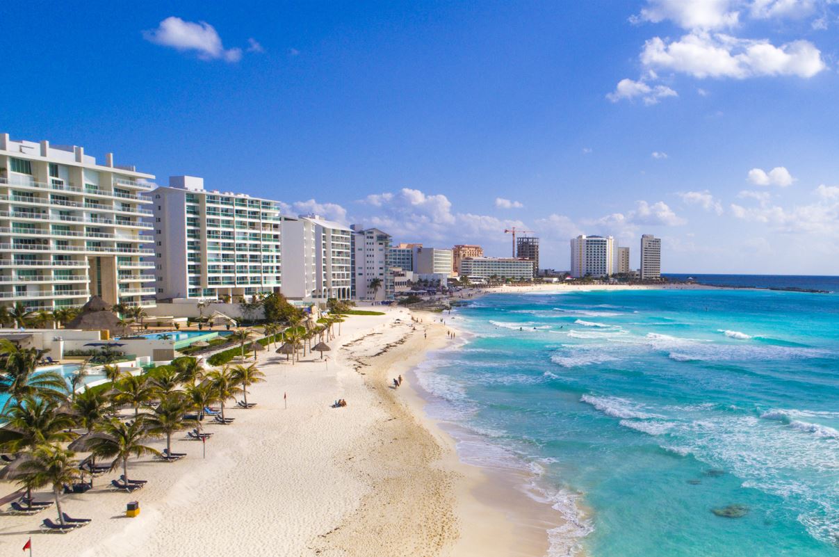 cleanest beaches in cancun