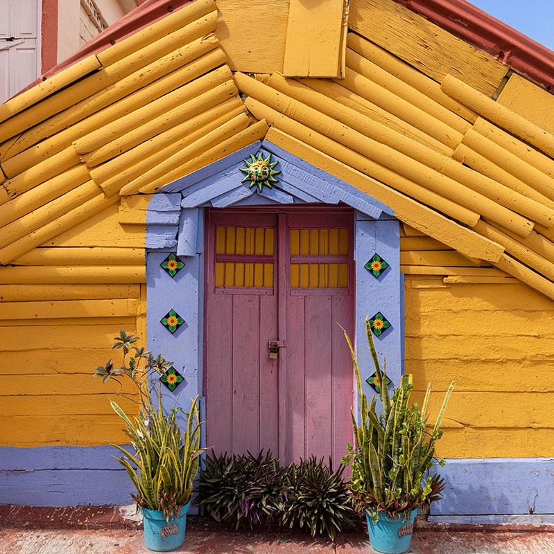 Colorful Isla Mujeres house