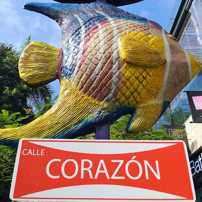 Calle Corazon sign