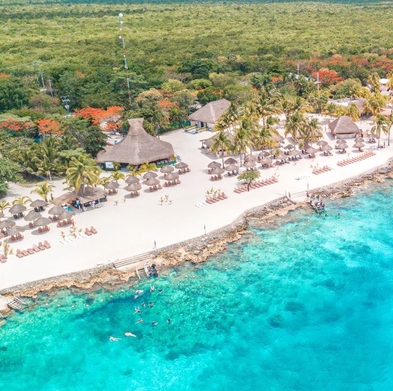 Cozumel Beach Coastline 