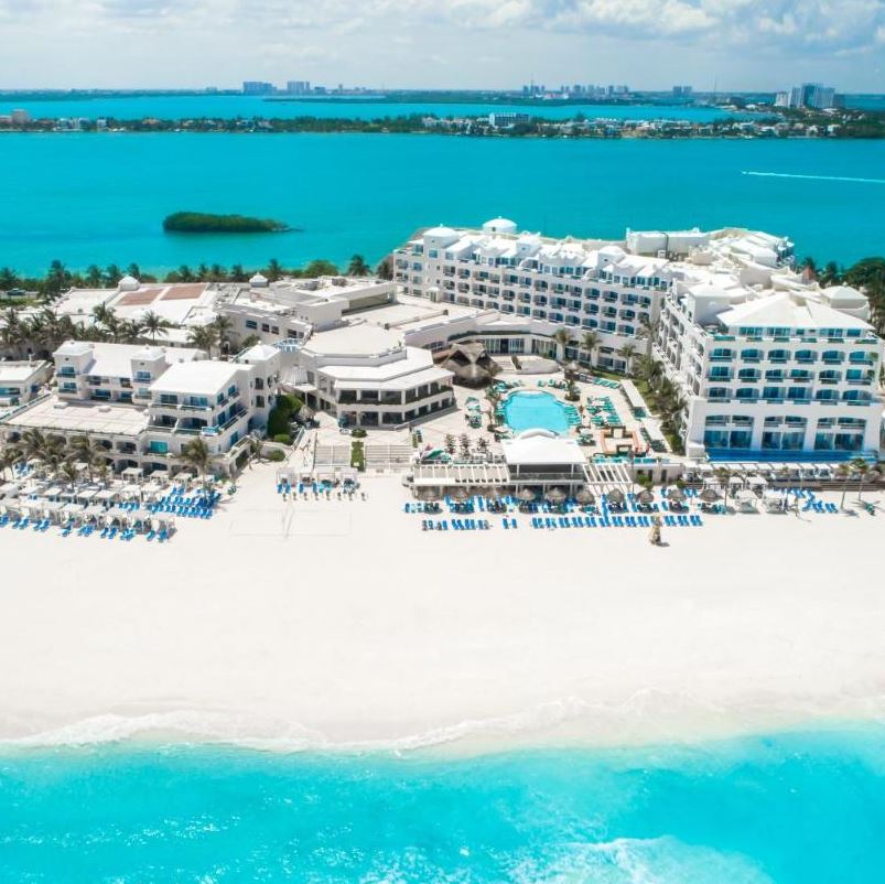A resort in Cancuns hotel zone 