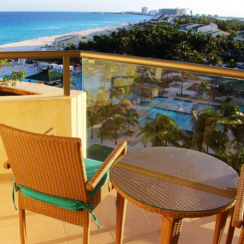 balcony in cancun