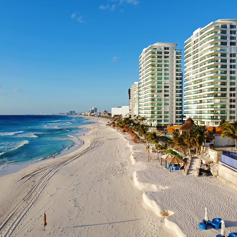 cancun hotels and beach
