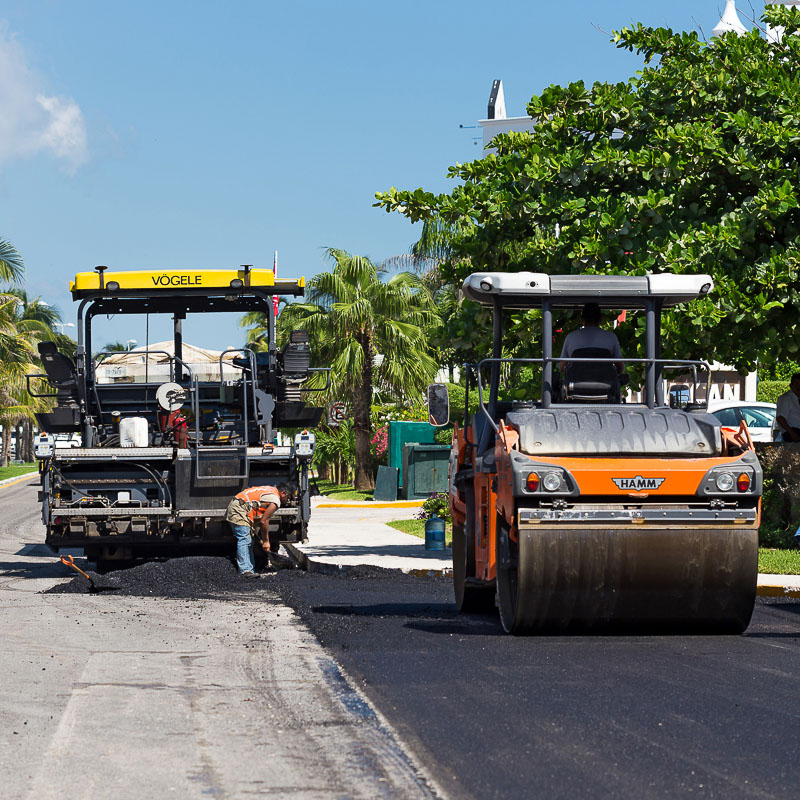 construction on road