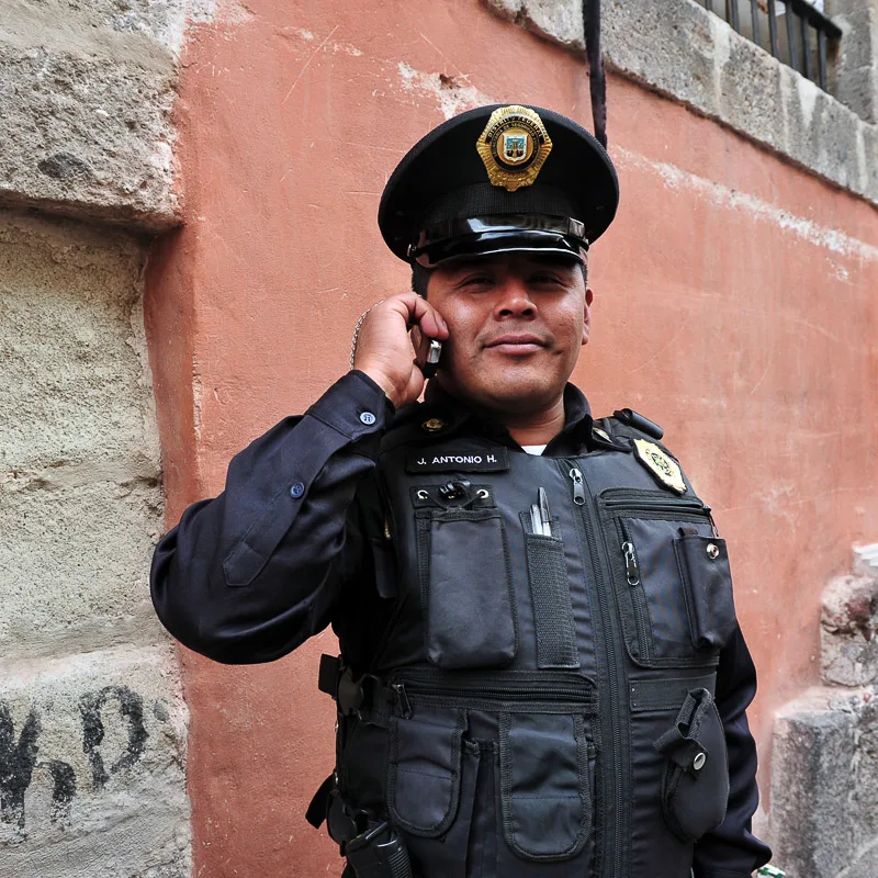 mexican police officer