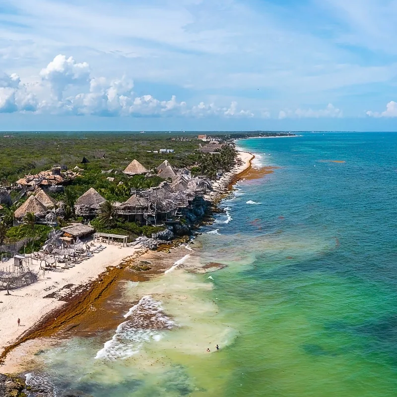 tulum coastline