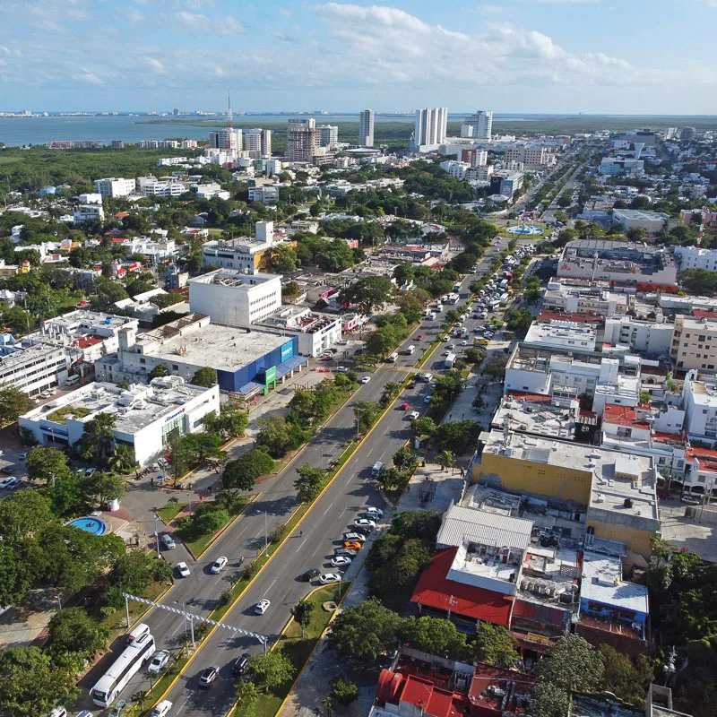 tulum from above