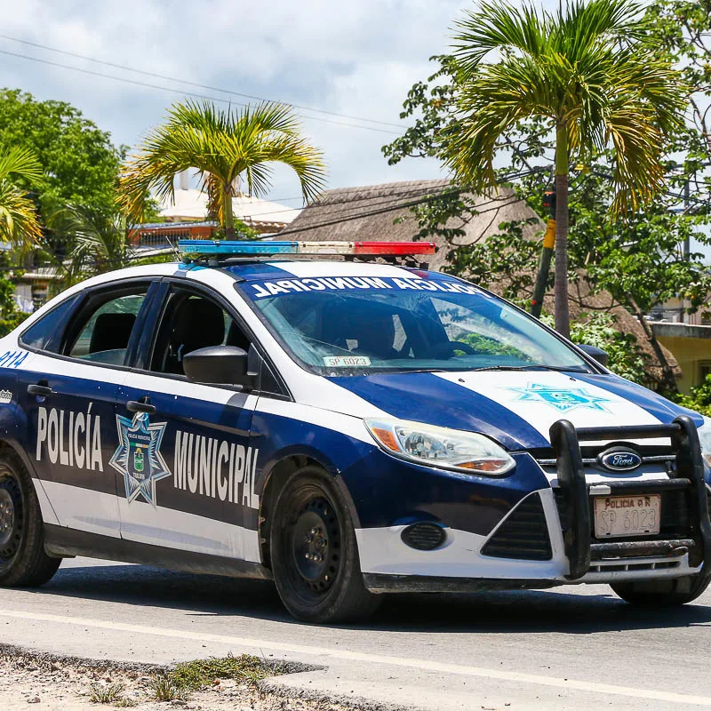 tulum police car patrol