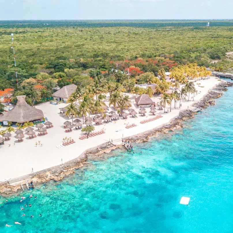 Aerial View Cozumel 