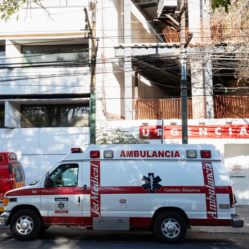 Ambulance and Balcony