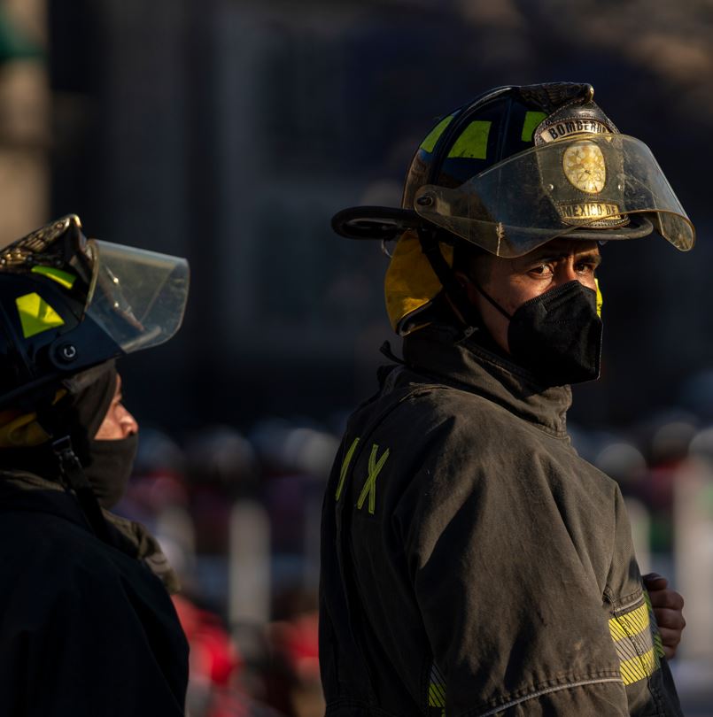 Firefighters In Cancun 