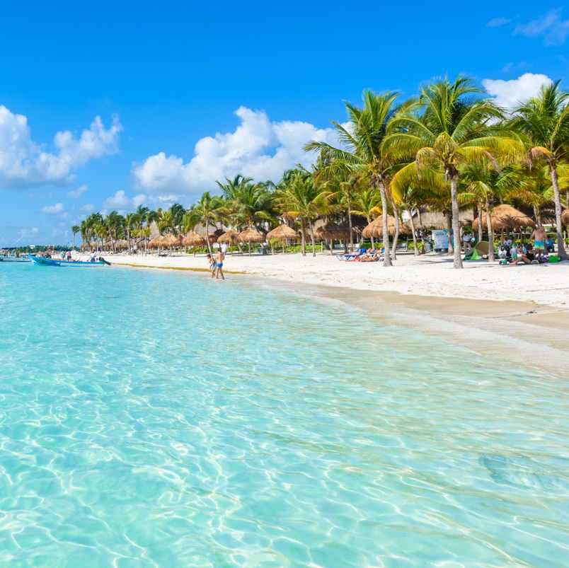 Sargasum Free Beach Cancun