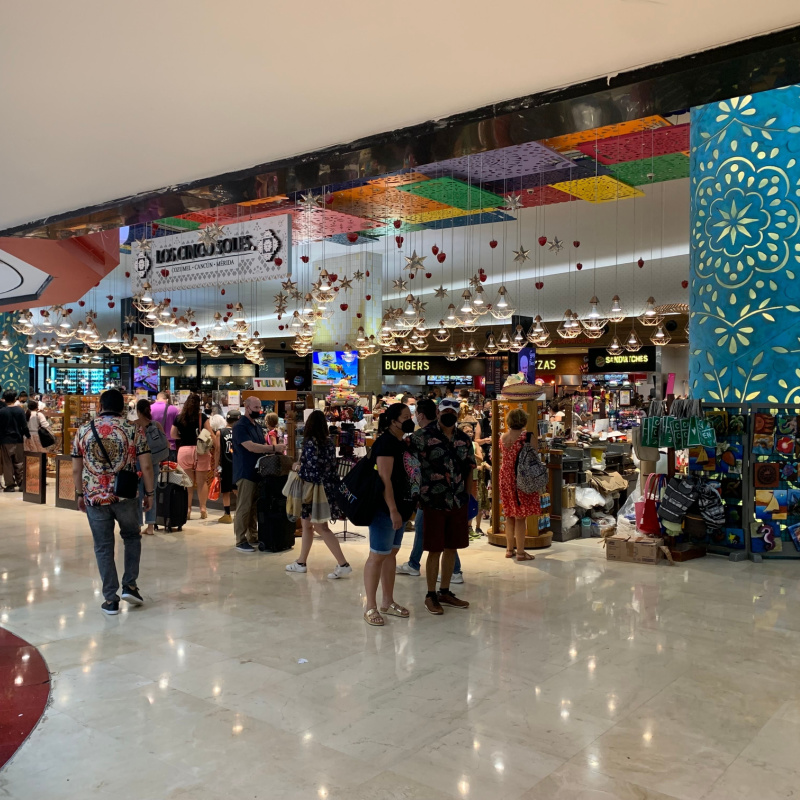 Cancun airport shops