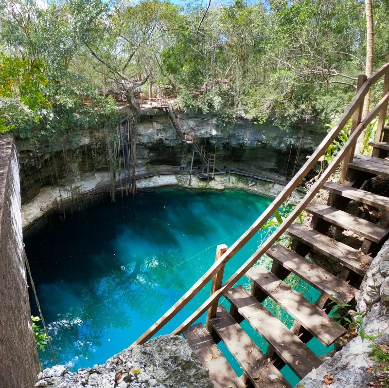 Beautiful Cenote in the Riviera Maya Region