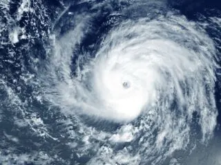 Hurricane Ian Causes High Waves And Heavy Rains In Cancun