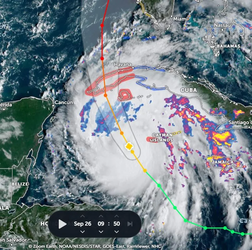 Hurricane Ian Path