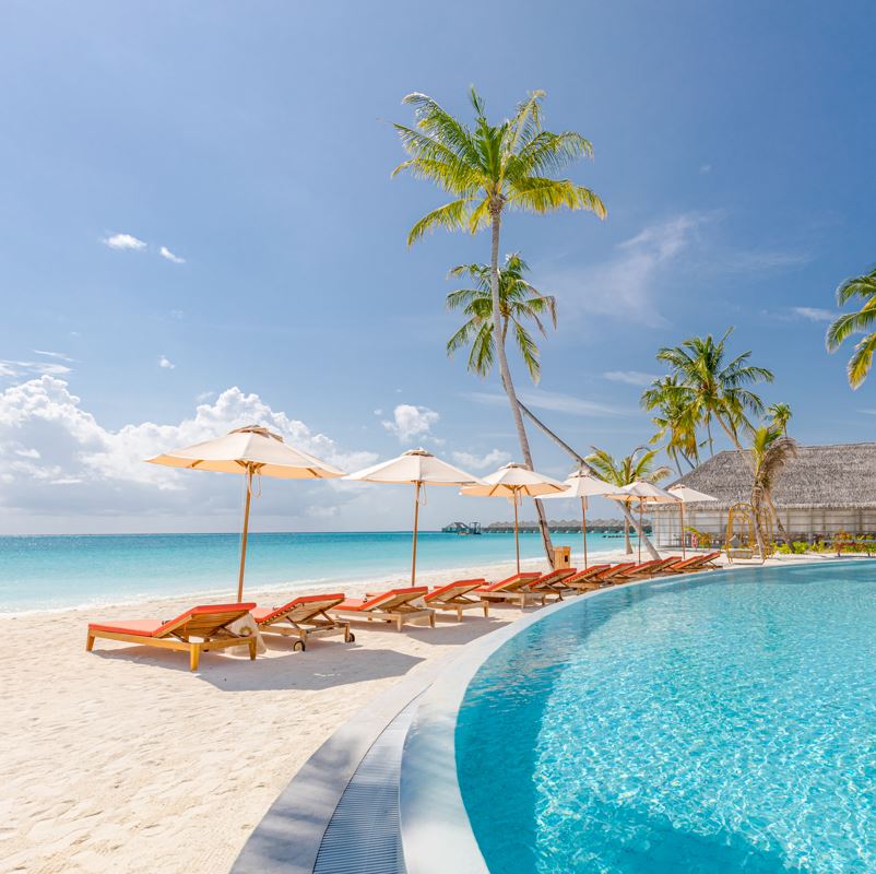 Luxury resort in the Mexican Caribbean