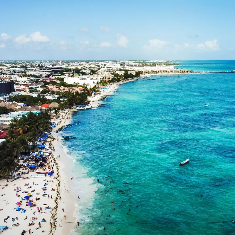 Playa del Carmen beach
