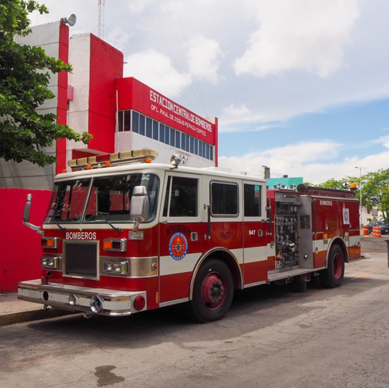Camion de pompiers de Cancún