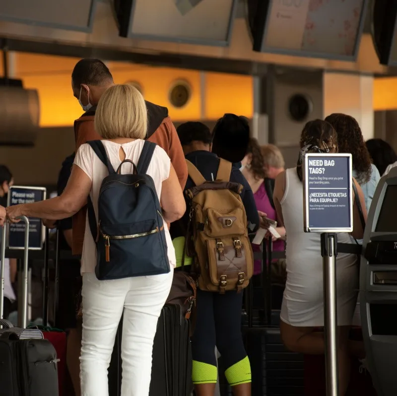 Tourists at RDU