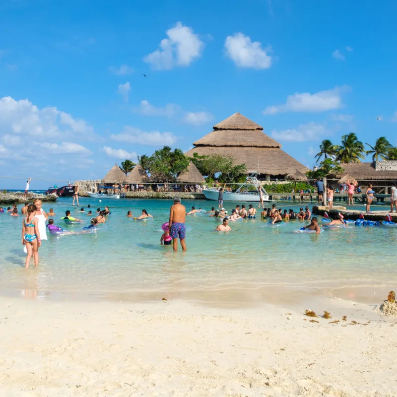 Xcaret beach