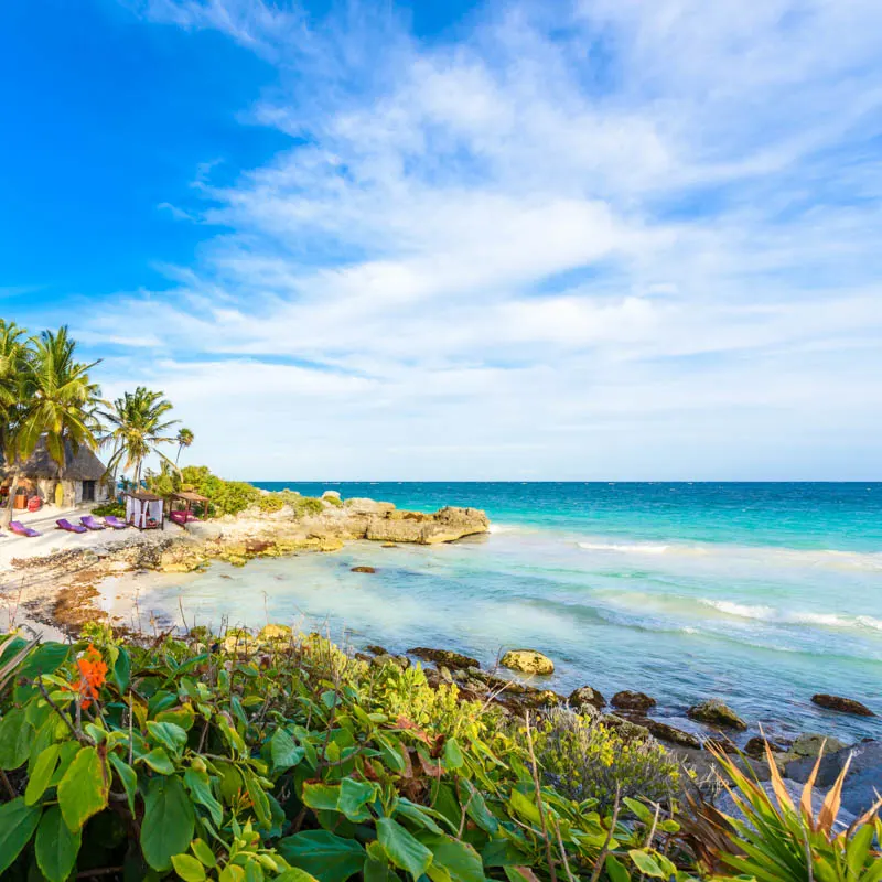 tulum beach and ruins