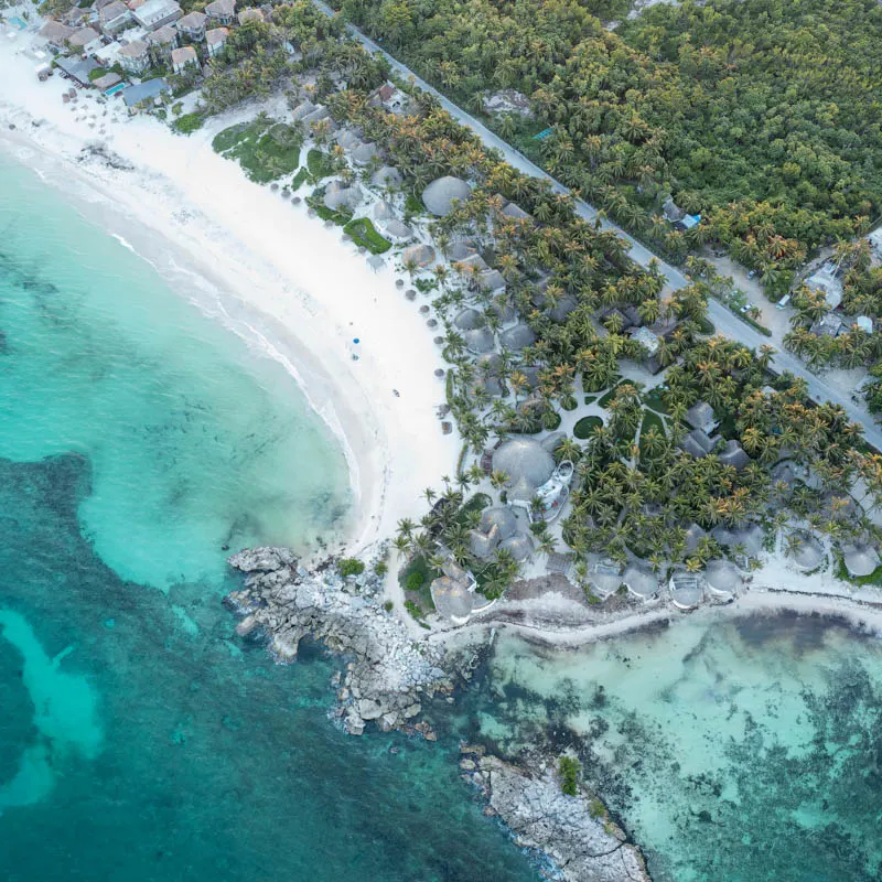 tulum coastline