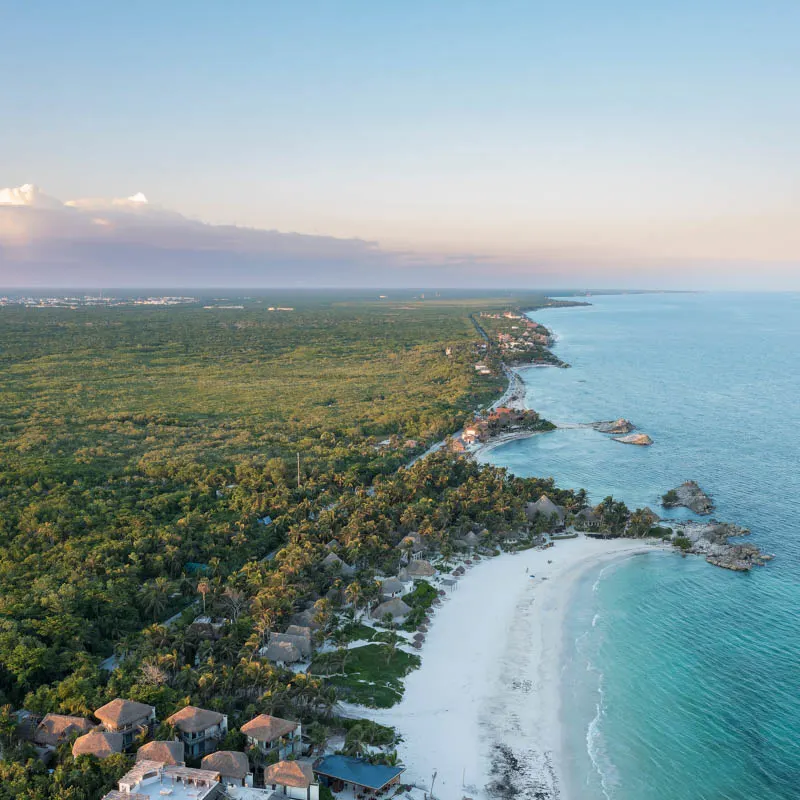 tulum coastline