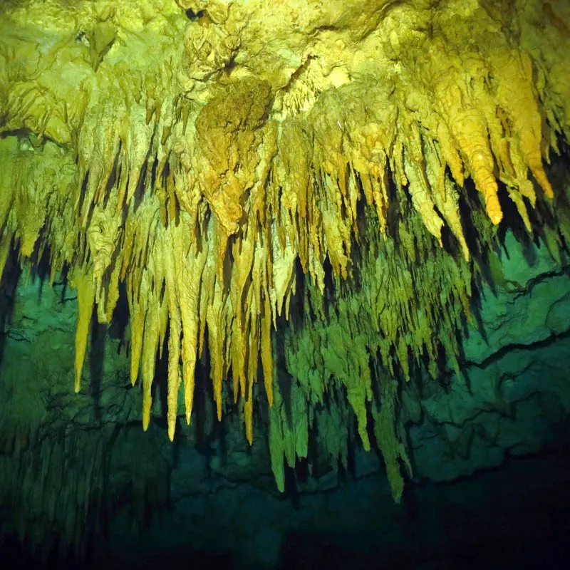 underwater cave system