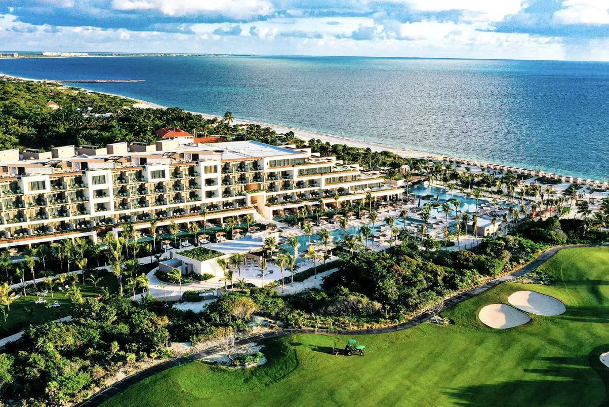 Aerial View of Atelier Playa Mujeres