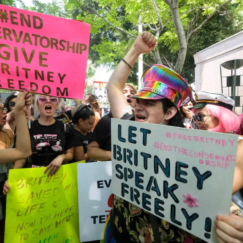 Britney protest