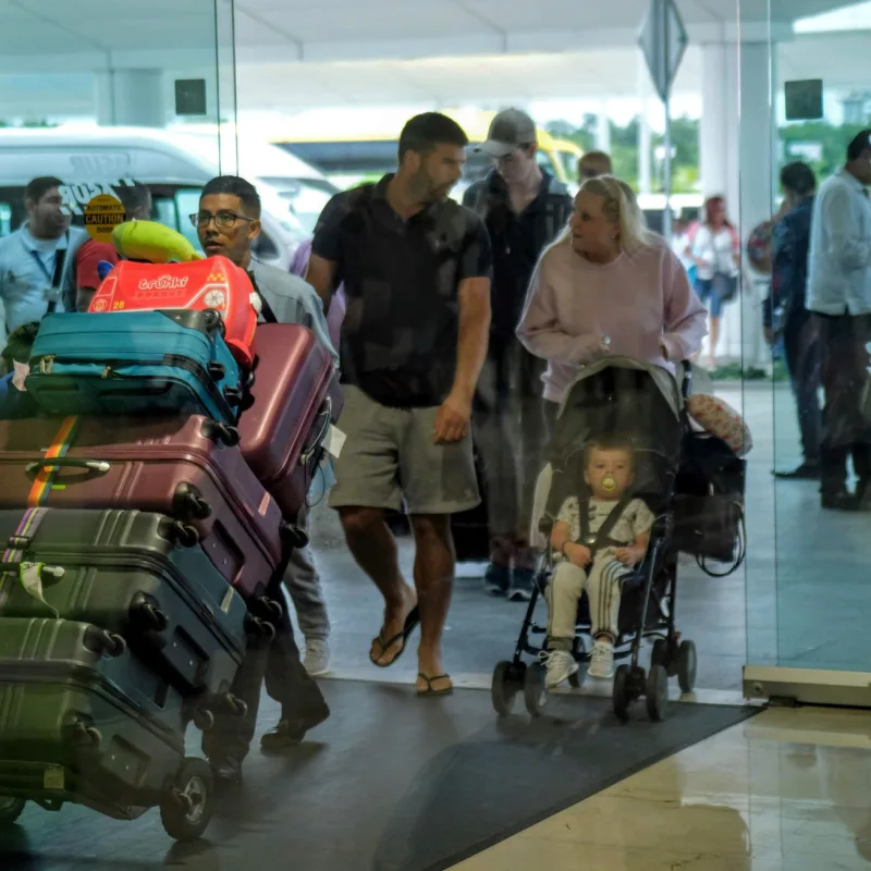 Cancun airport arrivals