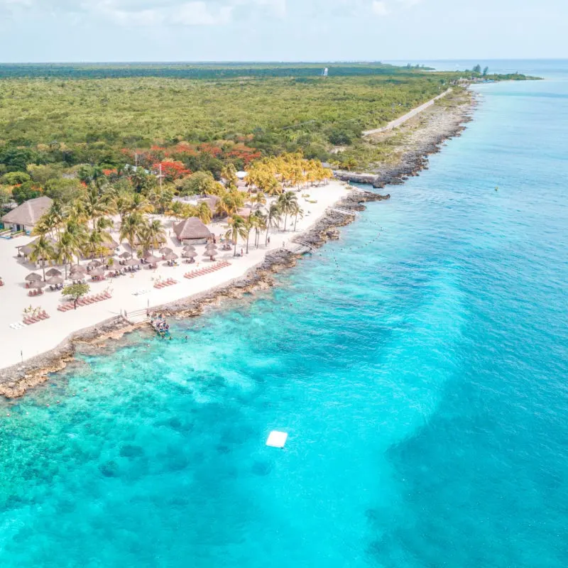 Small Aerial View Cozumel