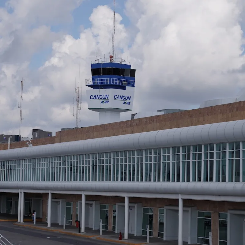 cancun airport flight tower