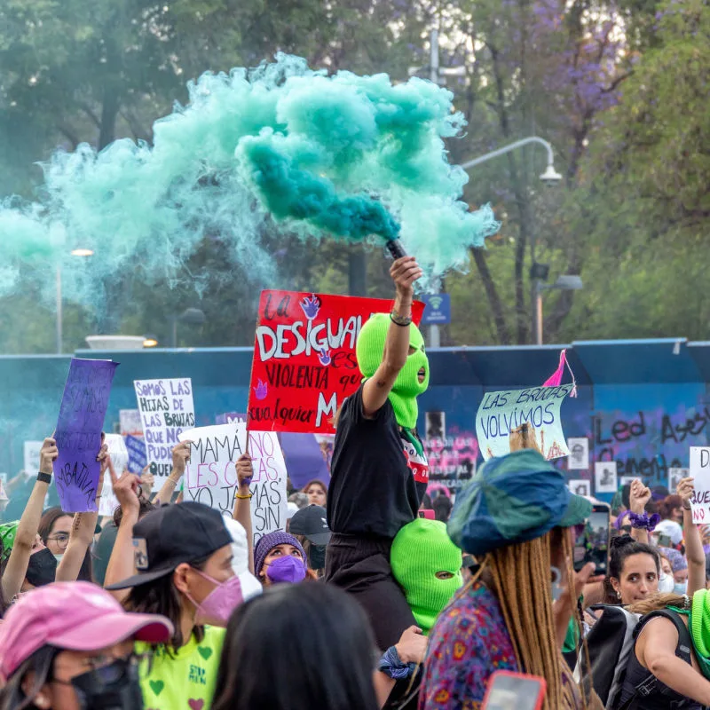 Cancun protest