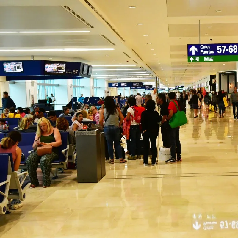 Inside Cancun Airport