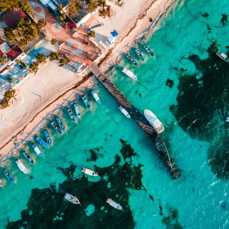 Puerto Morelos aerial