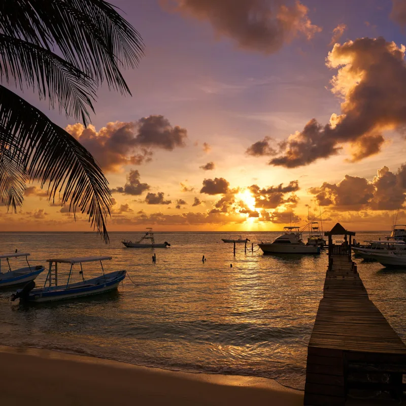 Puerto Morelos sunset