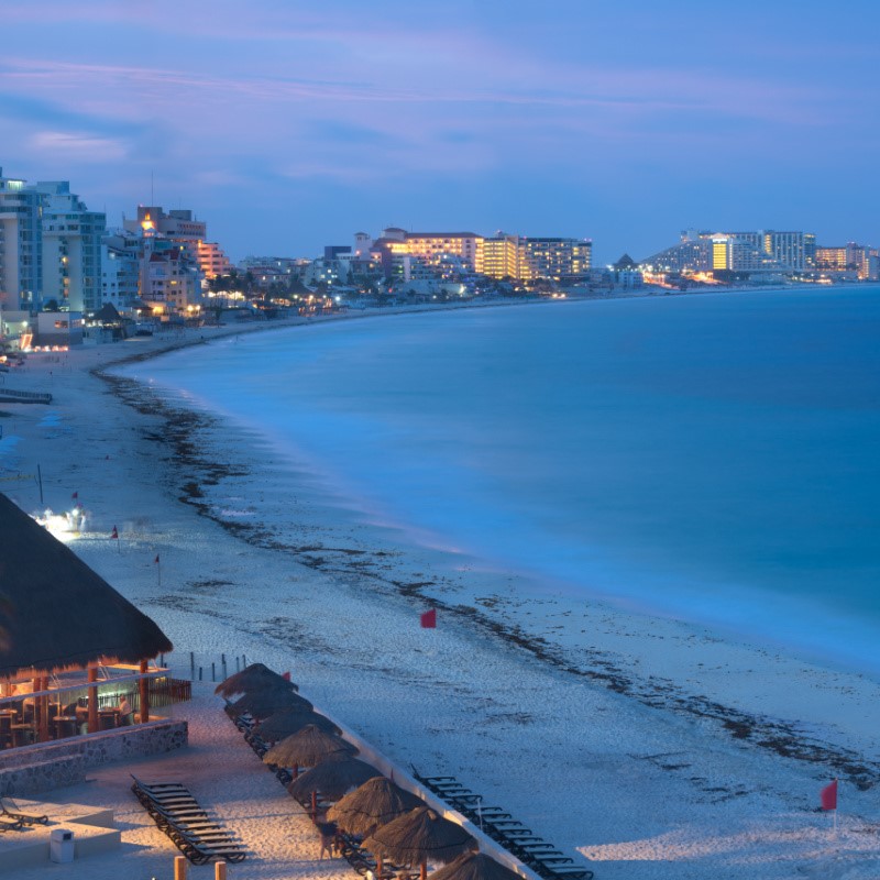 Small Cancun at Night