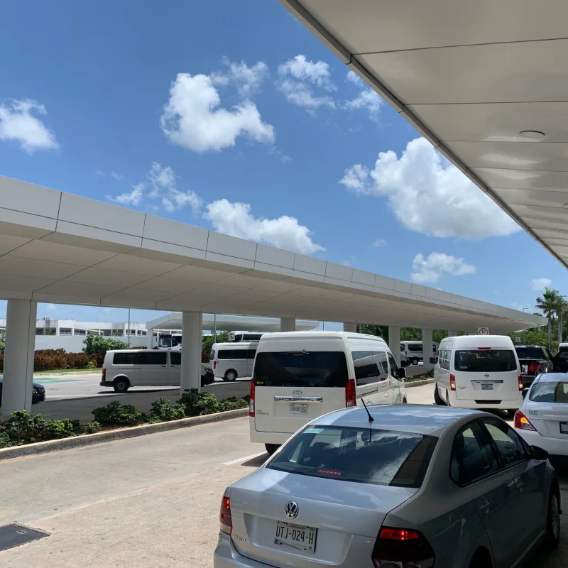 Taxis at airport