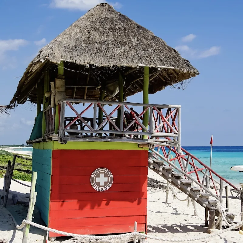 cozumel lifeguard hut