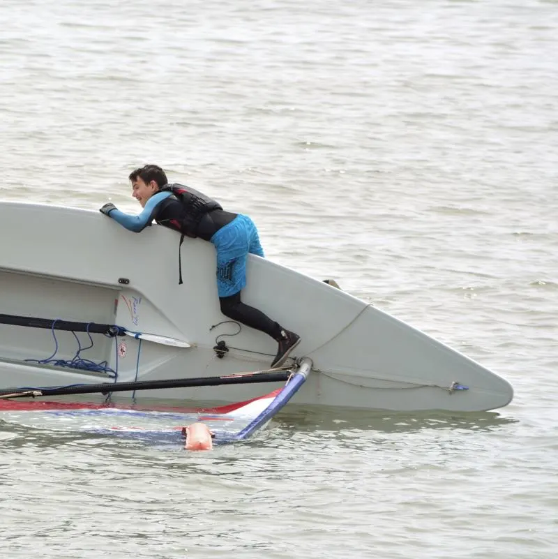 Person Stranded on a Boat