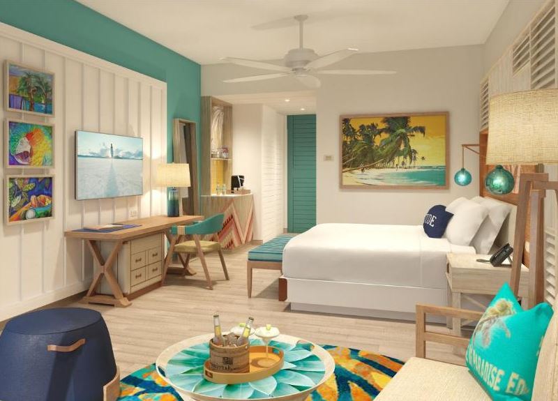 Suite at the new Margaritaville Island Reserve Riviera Maya.