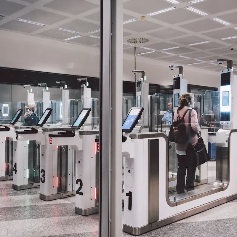 digital immigration machines airport